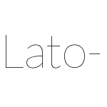 Lato Hairline