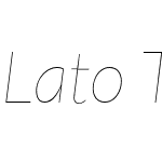 Lato TR Hairline