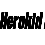 Herokid Italic