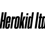 Herokid Italic