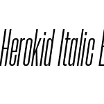 Herokid Italic