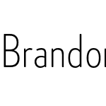 Brandon Grotesque Cond