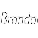 Brandon Grotesque Cond