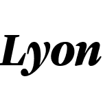 Lyon Display Web Bold