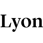 Lyon Display Web Medium