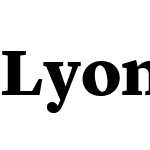 Lyon Text Web Black