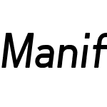ManifoldCF-DemiBoldOblique