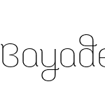 Bayadera 4F