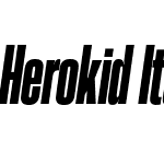 Herokid Italic