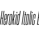 Herokid Italic