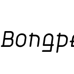 Bongpetch-Italic