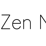 Zen Maru Gothic