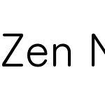 Zen Maru Gothic