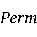 PermianSerifTypeface