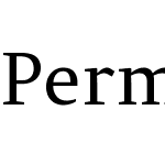 PermianSerifTypeface