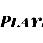 Playfair Display SC Black