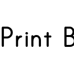 Print Bold