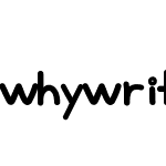 whywriting