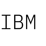 IBM Plex Mono