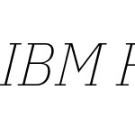 IBM Plex Serif