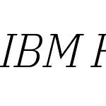 IBM Plex Serif