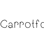 Carrotfont