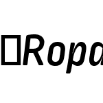 RopaSoftPTT-MediumItalic
