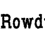 Rowdy Typemachine