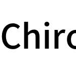 Chiron Sans HK Pro