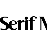 Serif Medium