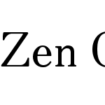 Zen Old Mincho