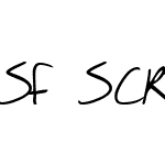 SF Scribbled Sans SC