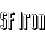 SF Iron Gothic Shaded