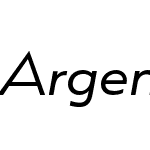 Argent Sans