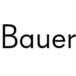 Bauer Grotesk Pro