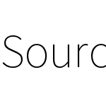 SourceSansProExtraLight