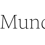 Mundo Serif