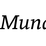 Mundo Serif