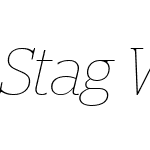 Stag Web Thin