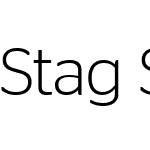 Stag Sans Web Light