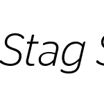 Stag Sans Web Light