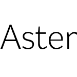 Asterisk Sans Pro