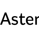 Asterisk Sans Pro