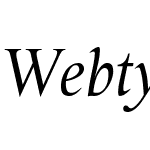 Webtype Web Use Only