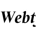 Webtype Web Use Only