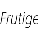 Frutiger Neue LT Pro