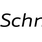 Schnebel Sans Pro Expand