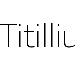 Titillium Web