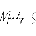 Manly Signature