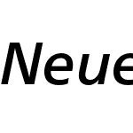 Neue Frutiger Thai Modern